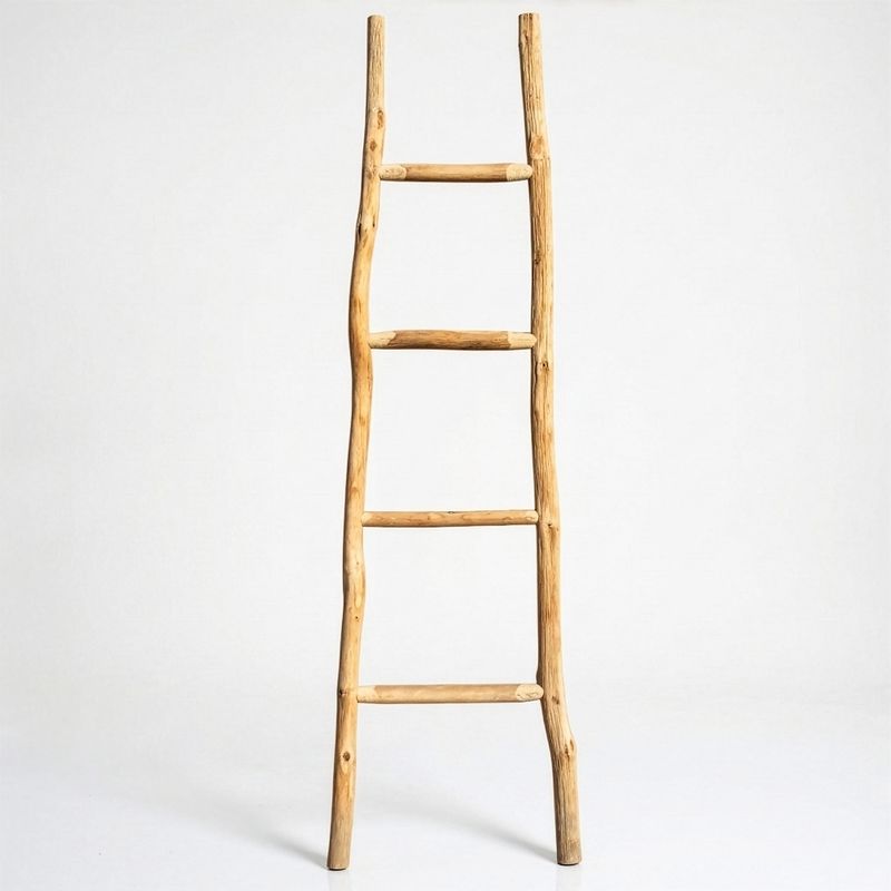 Grande escalera de madera Kemu - 1.5m - natural - Estilo japonés