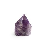 Puntas pulidas de piedras preciosas - amatista grado A (aprox. 5-6 piezas)