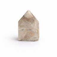 Puntas pulidas de gema superior - Matriz con tourmalina (aprox. 5-6 piezas)