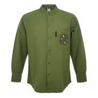 Nomad Sari Kathmandu Camisa - Verde Bosque - Grande
