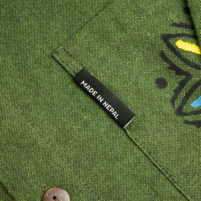 Nomad Sari Kathmandu Camisa - Verde Bosque - Grande