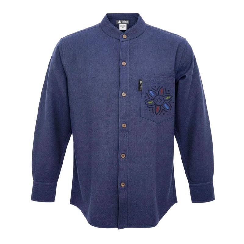 Nomad Sari Kathmandu camisa - índigo - grande