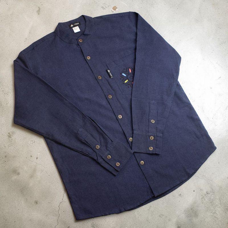 Nomad Sari Kathmandu Camisa - Índigo - XL