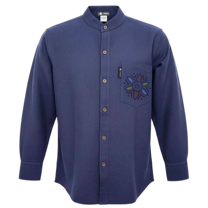 Nomad Sari Kathmandu Camisa - Índigo - XXL