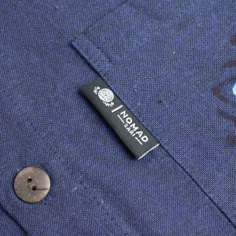 Nomad Sari Kathmandu Camisa - Índigo - XXL