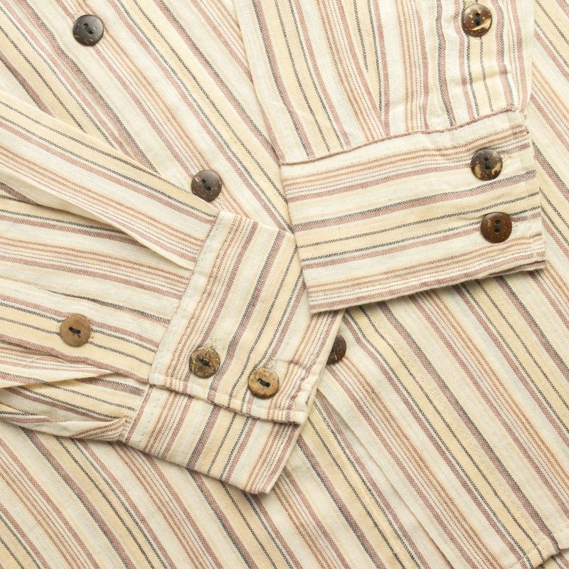 Nomad Sari Camisa de abuelo - Marrón beige - Mediano