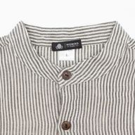 Nomad Sari Grandad Shirt - Piedra Gris - Mediano
