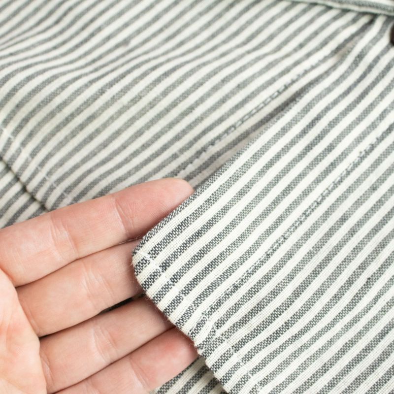 Nomad Sari Grandad Shirt - Piedra Gris - Mediano