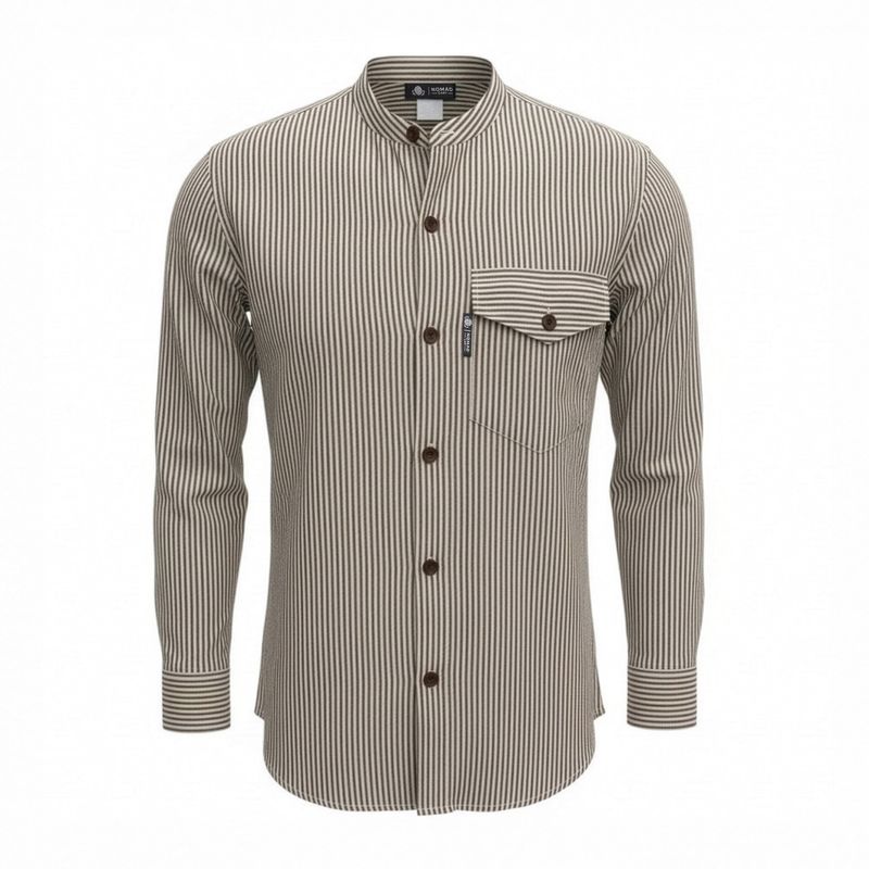 Nomad Sari Camisa de Abuelo - Gris Piedra - Grande