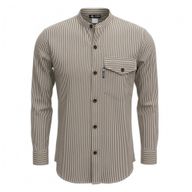 Nomad Sari Camisa Grandad - Gris Piedra - XL