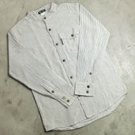 Nomad Sari Camisa Grandad - Gris Piedra - XL