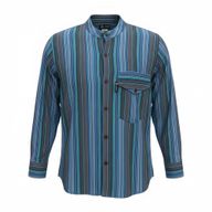 Nomad Sari Camisa de abuelo - Turquesa - Grande