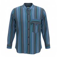 Nomad Sari Grandad Camisa - Turquesa - XL