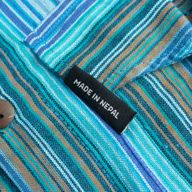 Nomad Sari Grandad Camisa - Turquesa - XL