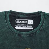 Nomad Sari Camiseta de algodón lavado a piedra - Árbol de la Vida - Verde - XL