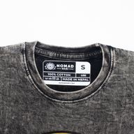 Nomad Sari Camiseta de algodón lavado a piedra - Rebel - Carbón - Pequeño