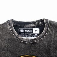 Nomad Sari Camiseta de algodón lavado a la piedra - Rebel - Carbón - Mediano