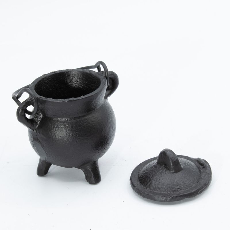 Calderos de hierro fundido extra pequeños 5x7 cm