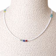 Collar nepalí de gemas extrafinas - Perla y cuentas talladas