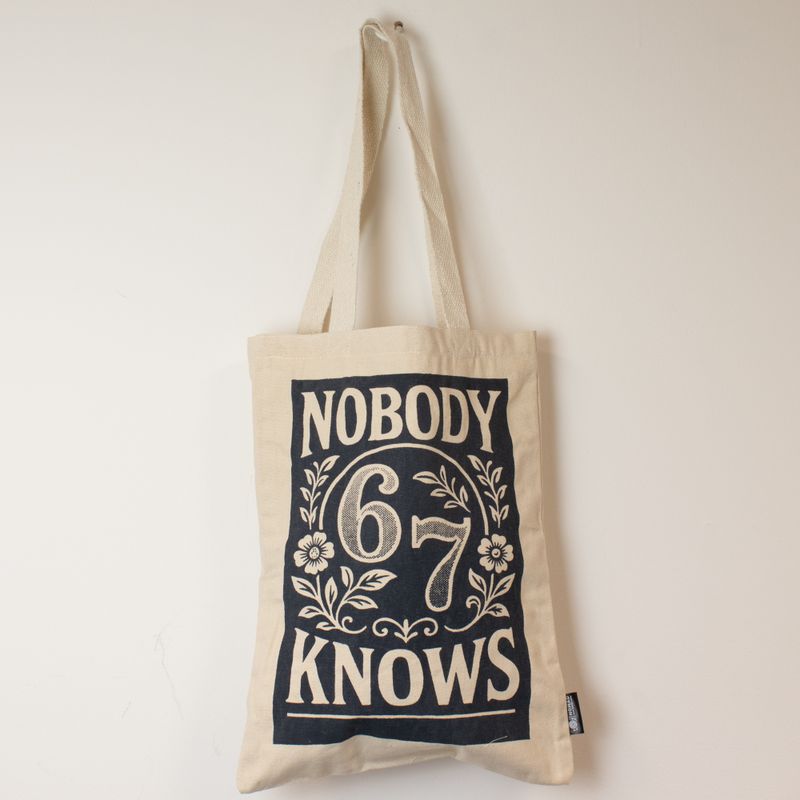 Nomad Sari Iconic Toni Bolso Tote - Nobody Knows 67 - Natural 10oz