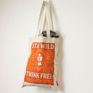 Nomad Sari Iconic Toni Tote Bag - Mantente salvaje - Natural 10oz