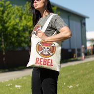 Nomad Sari Icónico Básico Bolso Tote - REBEL - Natural 4oz