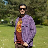 Nomad Sari Camisa de Abuelo - Negro Púrpura - Grande