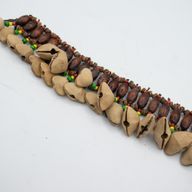 Shaker de tobillo con conchas Kenari - Pulsera sonajero (20 conchas)