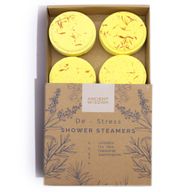 Zen Shower Steamers - Cuarteto de Bienestar Terapéutico - Desestresante (Amarillo)