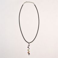 Colgante Devocional Indio - Baño de plata (Cordón de 45 cm) - Chakra de la serpiente