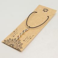 Colgante Devocional Indio - Baño de plata (Cordón de 45 cm) - Chakra de la serpiente