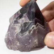 Puntas pulidas de piedras preciosas - amatista grado A (aprox. 5-6 piezas)