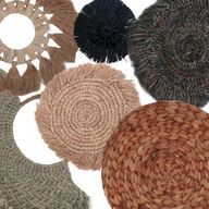 Conjunto de seis cuadros naturales - Colección Kribo