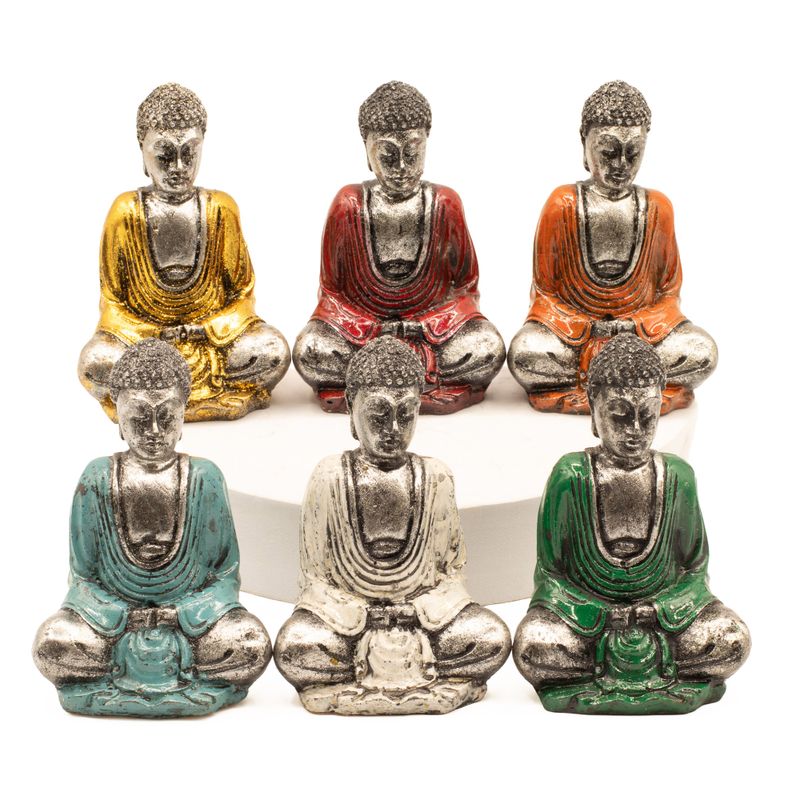 Buda mini plateado (colores surtidos)