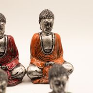 Buda mini plateado (colores surtidos)