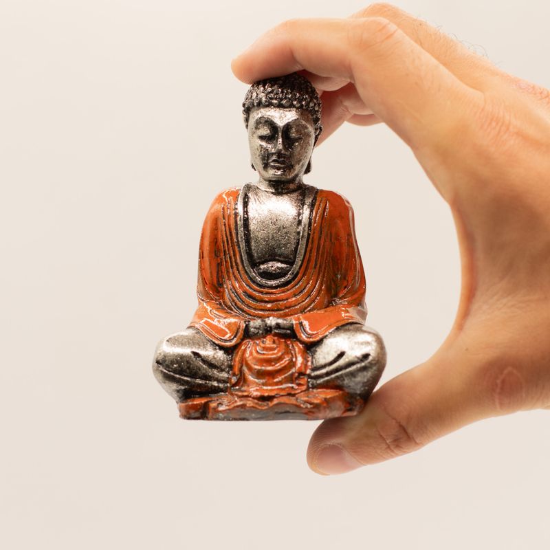 Buda mini plateado (colores surtidos)