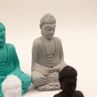 Matt Mini Buddha (Colores surtidos)