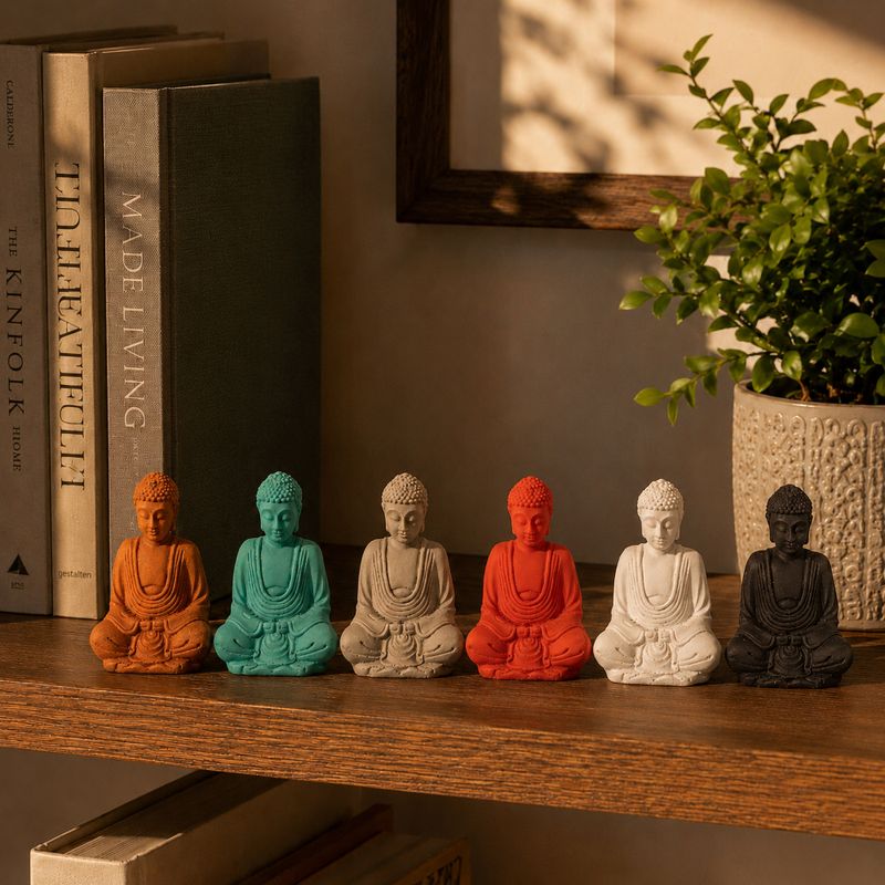 Matt Mini Buddha (Colores surtidos)