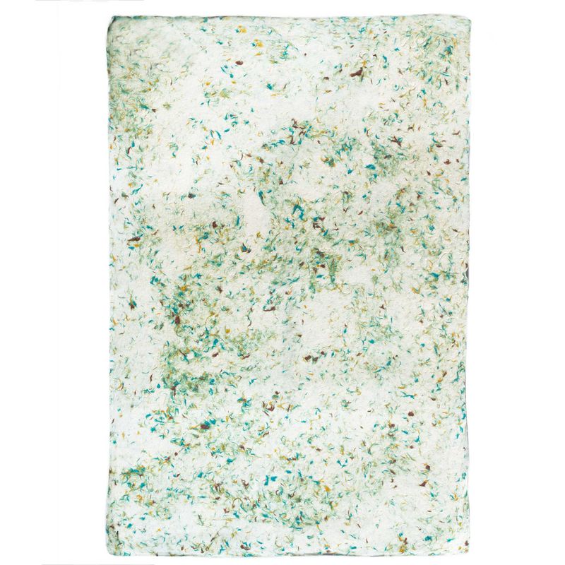 Lokta Craft / Papel de regalo (51x76cm) - Algodón verde