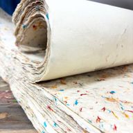Lokta Craft / Papel de regalo (51x76cm) - Algodón floral mixto