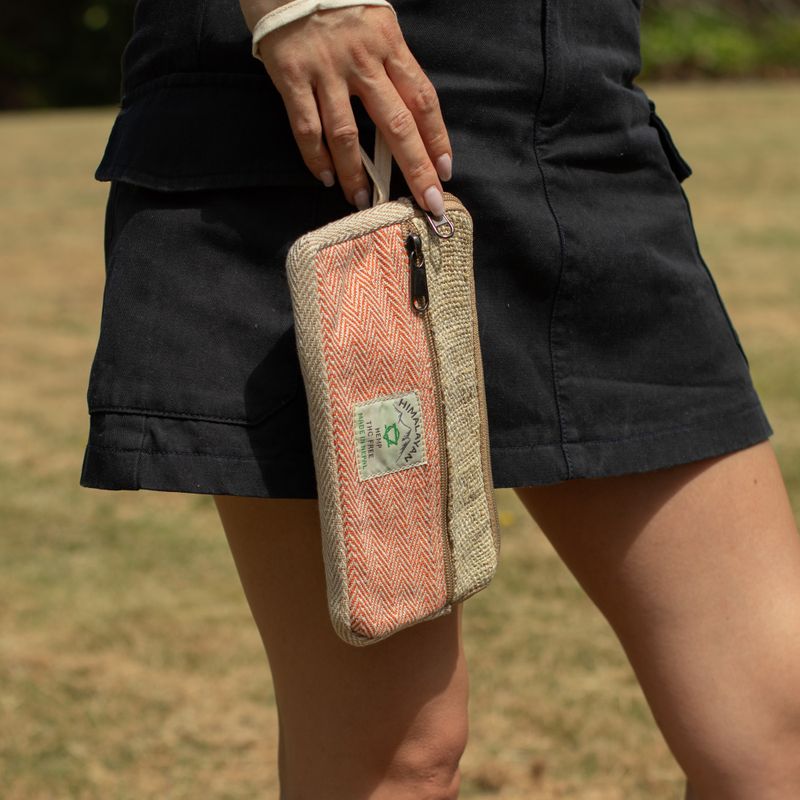 Hemp Phone/Tobacoo/Anything Zip Pouch (surtido)