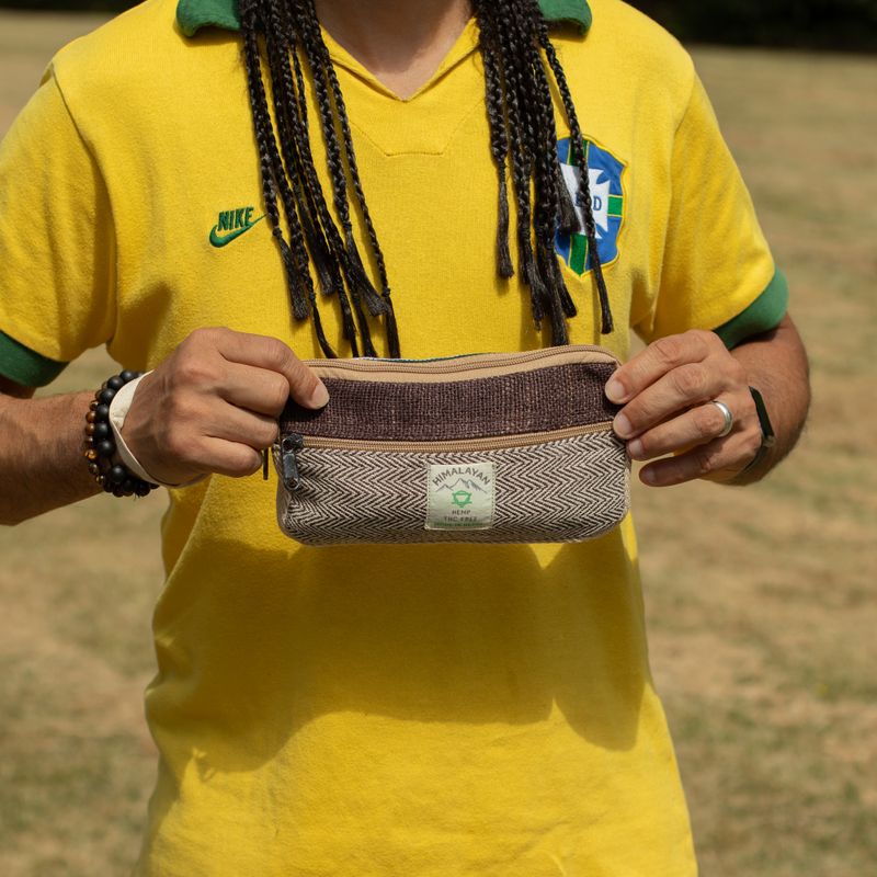 Hemp Phone/Tobacoo/Anything Zip Pouch (surtido)