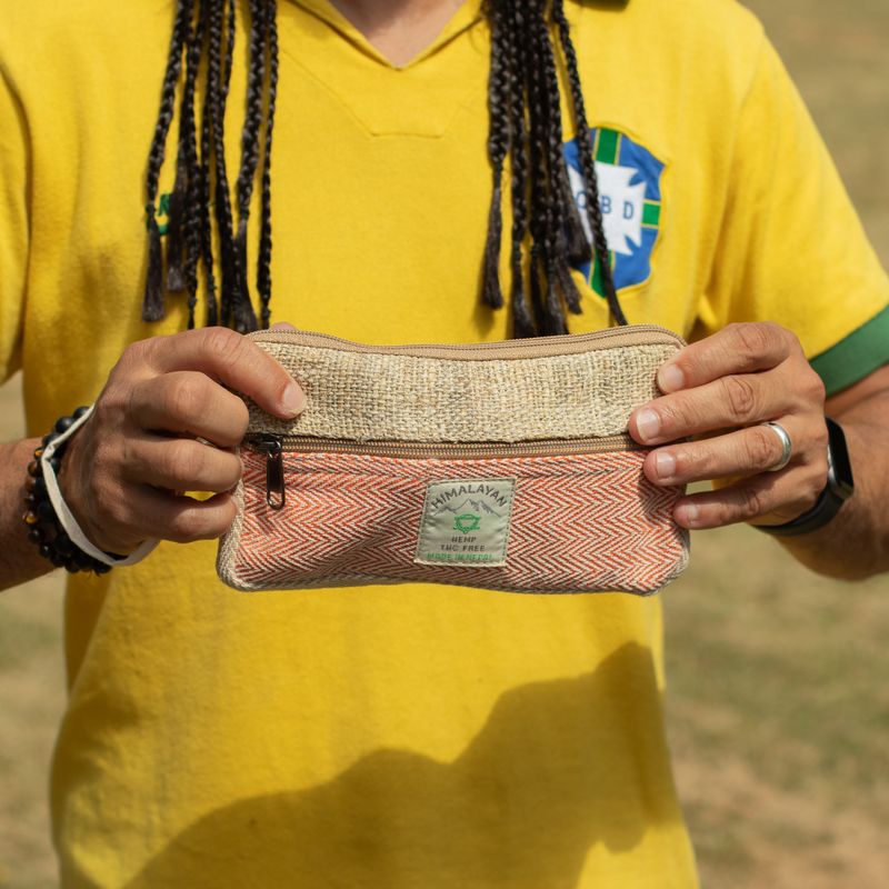 Hemp Phone/Tobacoo/Anything Zip Pouch (surtido)