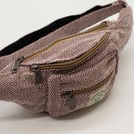Bolso de estilo algodón cáñamo (tipo cinturón o riñonera) - Vino