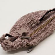 Bolso de estilo algodón cáñamo (tipo cinturón o riñonera) - Vino
