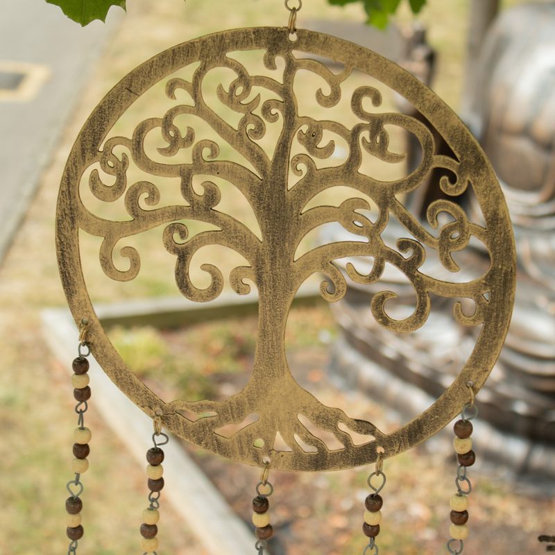 Campanadas de la India - Grande Campanas del Árbol de la Vida - 25 cm