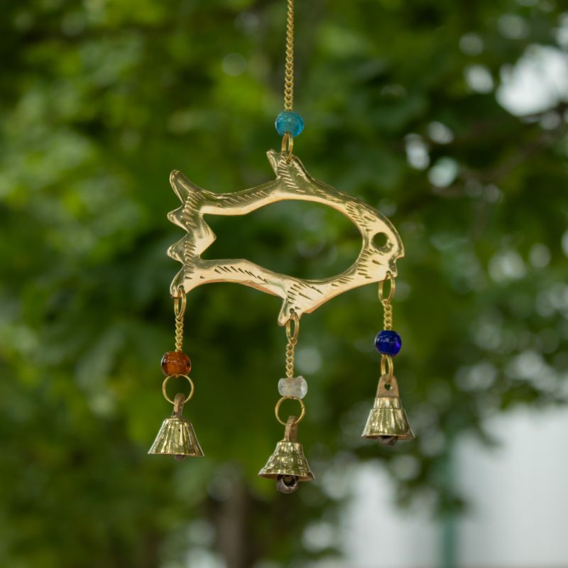 Campanas indias - Gota de pez - 7 campanas - 8,5x54 cm