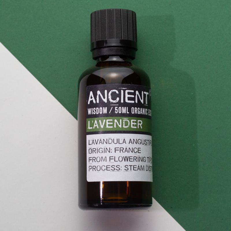 Aceite esencial orgánico de lavanda 50 ml