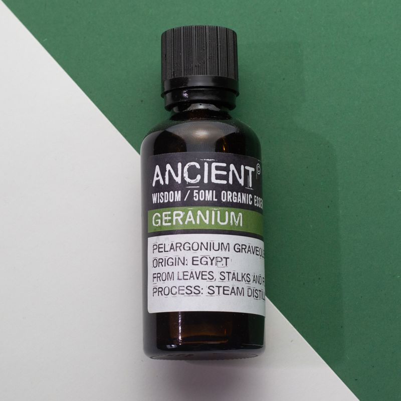 Aceite esencial de geranio orgánico 50 ml