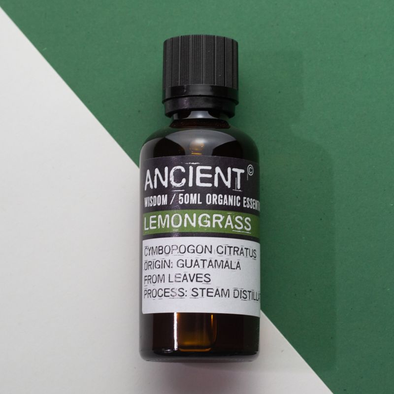 Aceite esencial orgánico de hierba limón 50 ml